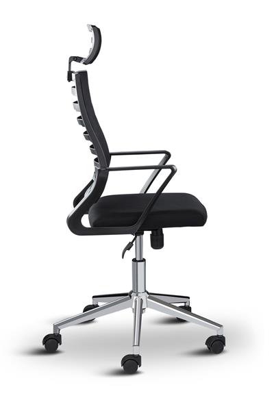 Asbir Mobilya Rigel 55300 Başlıklı Metal Ayaklı  Ofis Koltuğu Çalışma Koltuğu