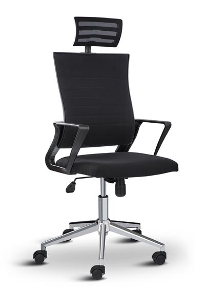 Asbir Mobilya Rigel Başlıklı Metal Ayaklı Çalışma Koltuğu Ofis Sandalyesi