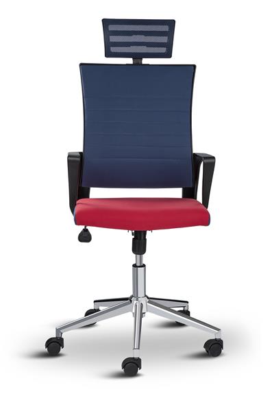 Asbir Mobilya Rigel Başlıklı Metal Ayaklı Çalışma Koltuğu Ofis Sandalyesi