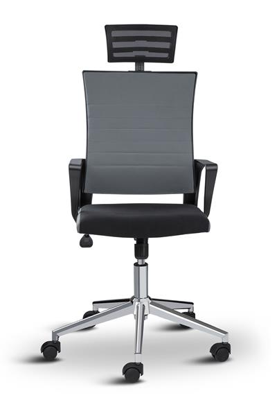 Asbir Mobilya Rigel Başlıklı Metal Ayaklı Çalışma Koltuğu Ofis Sandalyesi