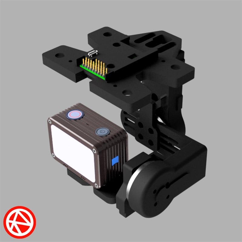 2 Eksenli 32 Bit RX0/GoPro Gimbal
