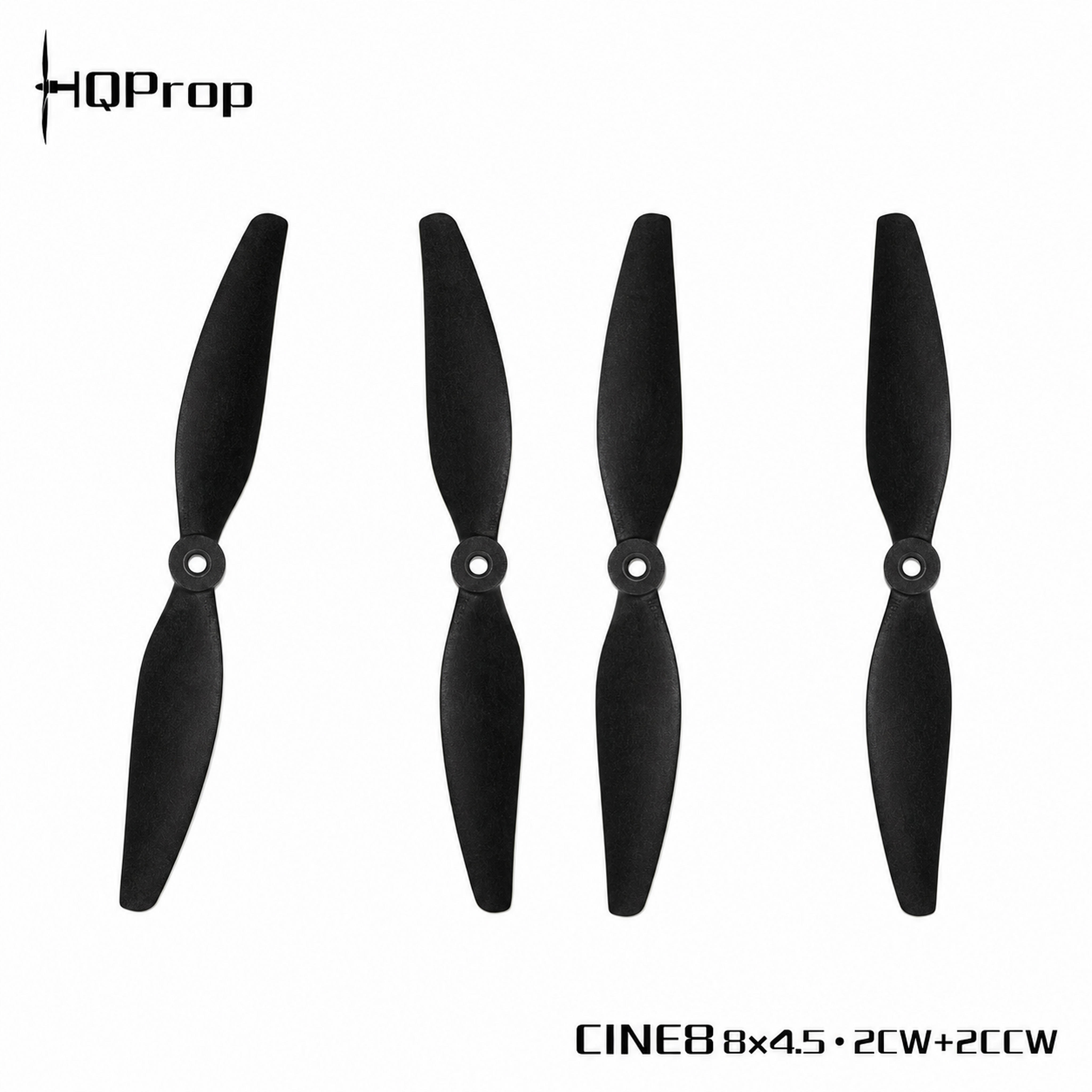 HQPropHQProp Cine8 8X4.5 8×4.5 İnç Pervane Seti (2CW+2CCW)