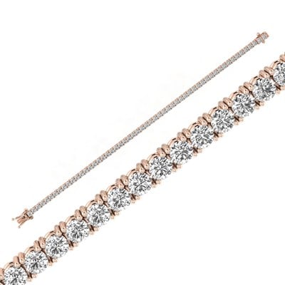 TEL TIRNAK SU YOLU BİLEKLİK 5.50 KARAT (LABGROWN) YEŞİL