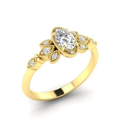 VİNTAGE YÜZÜK 0.48 KARAT (LAB GROWN)