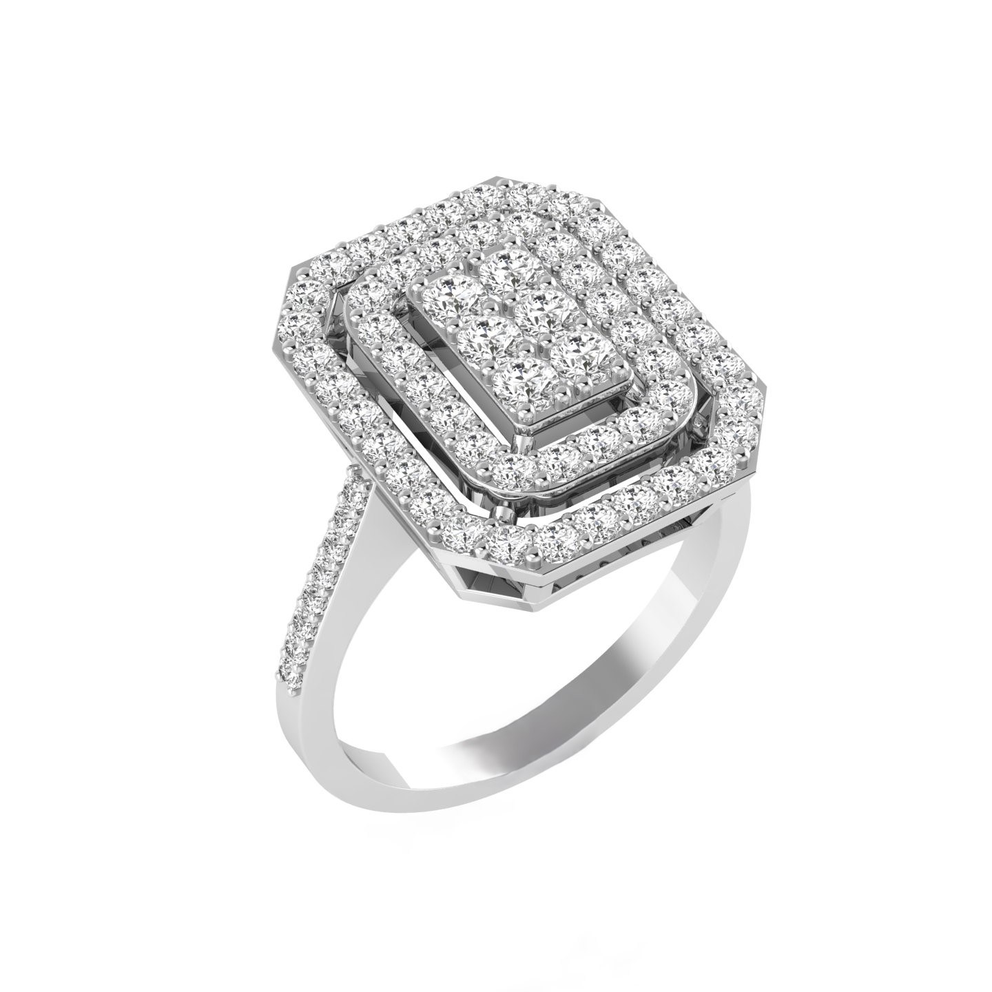 BAGET YÜZÜK 0.45 KARAT (LAB GROWN)