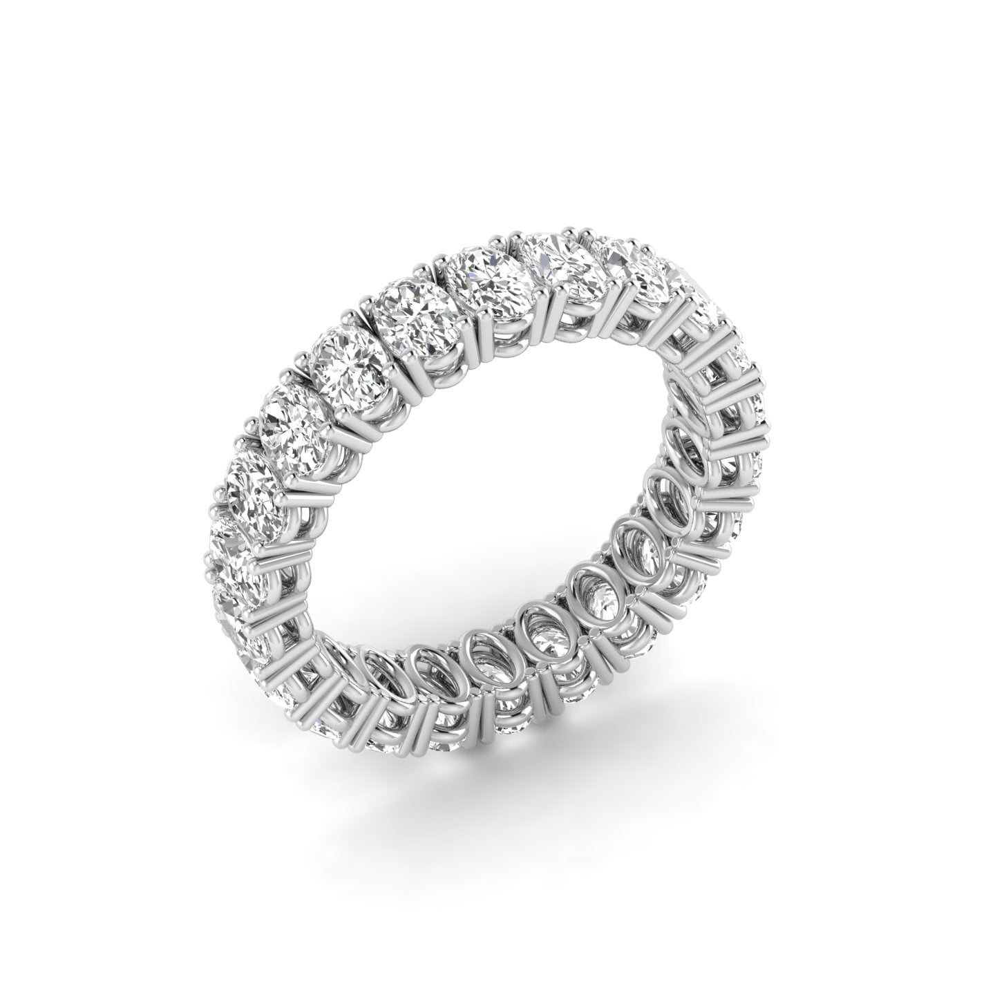 OVAL TAMTUR YÜZÜK 3.45 KARAT(LAB GROWN)