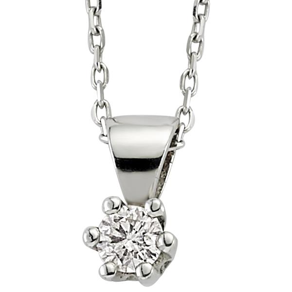 TEK TAŞ ATLI TEL TIRNAK KOLYE 0,60 KARAT (LAB GROWN)