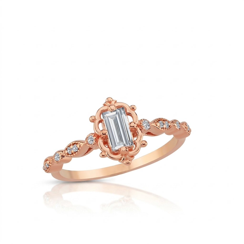 VİNTAGE YÜZÜK 0.39 KARAT (LAB GROWN)