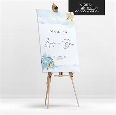 Beach Karşılama Panosu