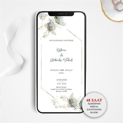 Gold Frame Online / Dijital Davetiye