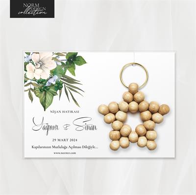 Greenery Yıldız Anahtarlık Hediyelik