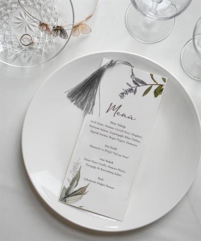 Harmony Menü Kartı