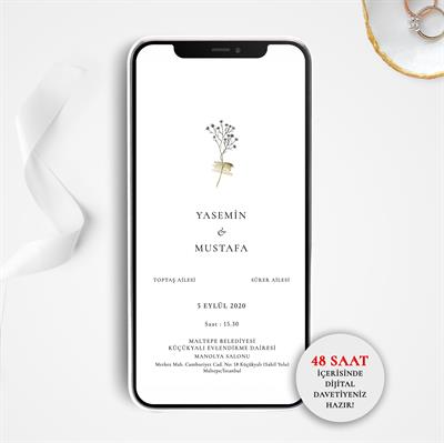 Minimal Online / Dijital Davetiye
