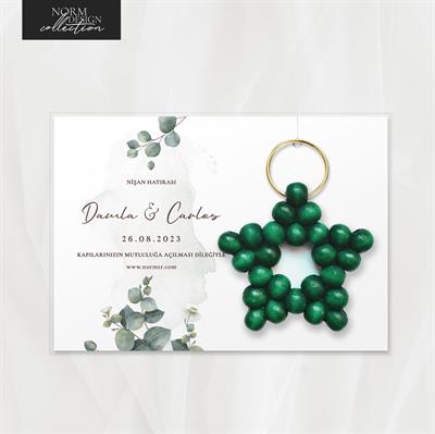 Okaliptus Yıldız Anahtarlık Hediyelik