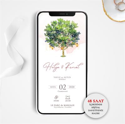 Tree Lanterns Online / Dijital Davetiye