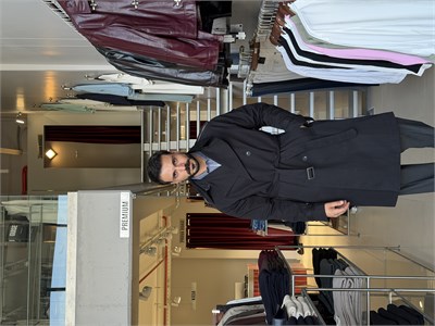Andreas Siyah Trençkot