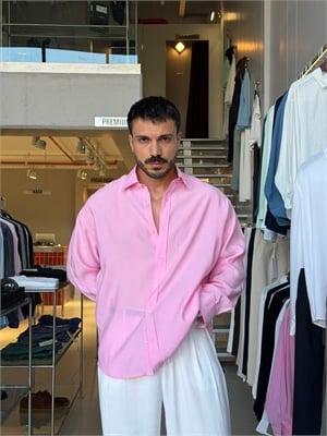 Ares  Pembe Modal Gömlek