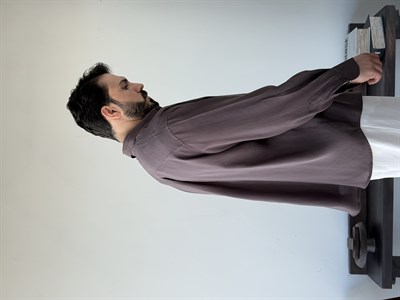 Arven Oversize Kahve Modal Gömlek