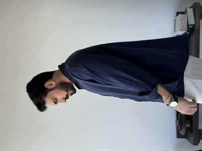 Arven Oversize Lacivert Modal Gömlek