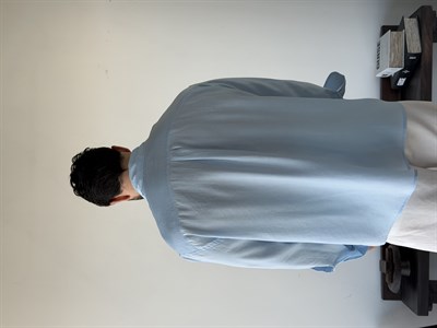 Arven Oversize Mavi Modal Gömlek