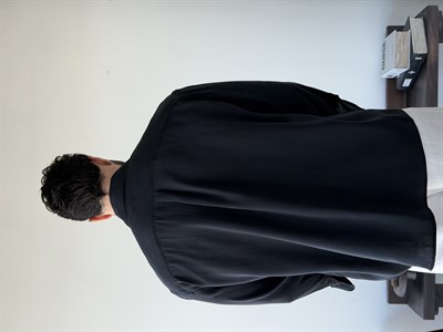 Arven Oversize Siyah Modal Gömlek