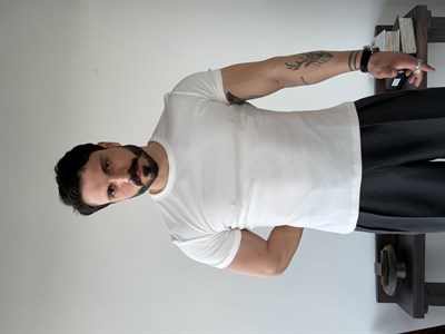 Axel Ekru Fitilli Tişört