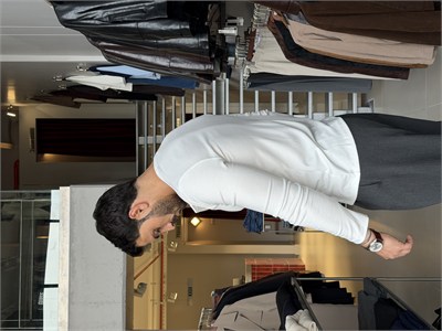 Basel Beyaz Henley Yaka Tişört