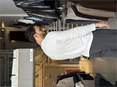 Basel Beyaz Henley Yaka Tişört