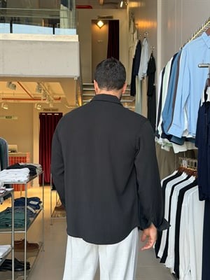 Blas Black Lyocell Gömlek