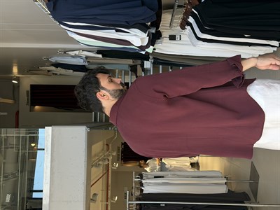 Blas Burgundy Lyocell Gömlek