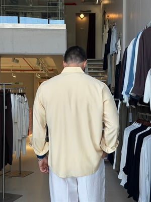 Blas Yellow Lyocell Gömlek