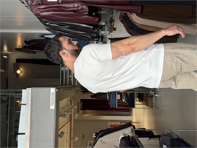 Bob Beyaz Basic Muscle Fit Tişört