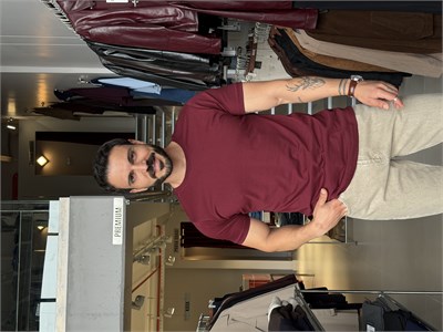 Bob Bordo Basic Muscle Fit Tişört