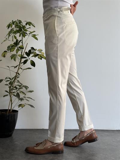 David Ekru Pantolon
