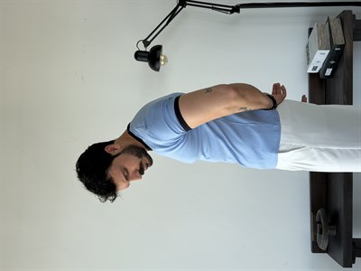 Edge Ribana  Crop Mavi Penye Tişört