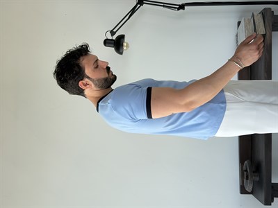 Edge Ribana  Crop Mavi Penye Tişört