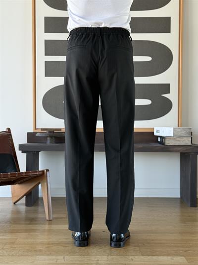 Eris Çizgili Siyah Baggy Pantolon