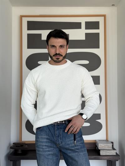 Erwan Örme Ekru Triko