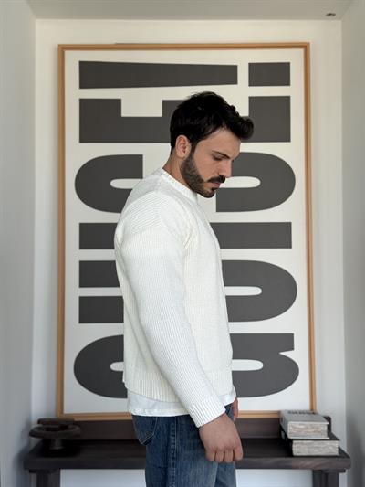 Erwan Örme Ekru Triko
