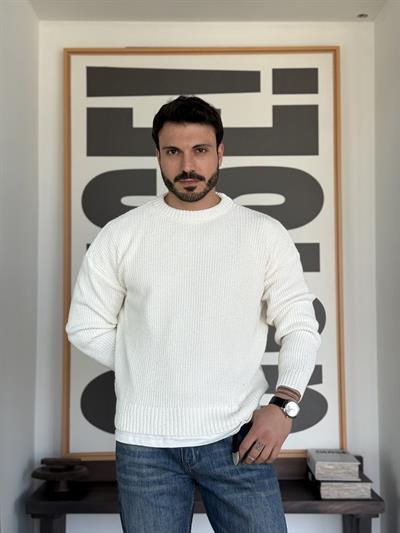Erwan Örme Ekru Triko