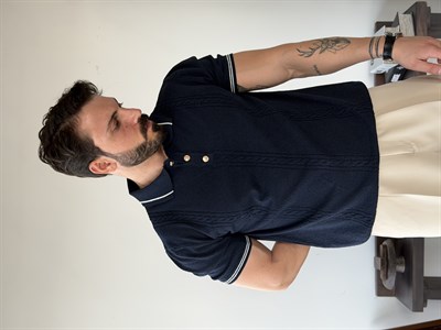Fabio Old Money Lacivert Triko