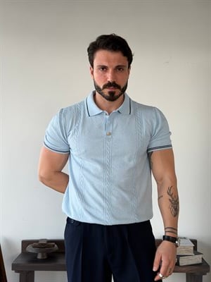 Fabio Old Money Mavi Triko