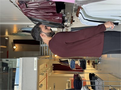 Falk Bordo Henley Yaka Sweat