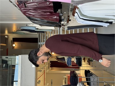 Falk Bordo Henley Yaka Sweat