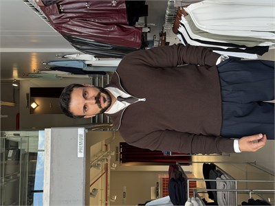Felix Kahverengi Fermuarlı Dik Yaka Triko
