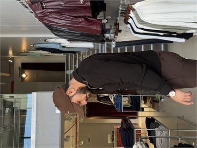 Felix Siyah Fermuarlı Dik Yaka Triko