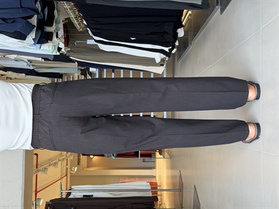 Jaguar Çizgili Kahverengi Baggy Pantolon
