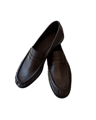 Kiltie Penny Mat Kahverengi Loafer