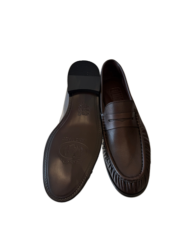 Kiltie Penny Mat Kahverengi Loafer