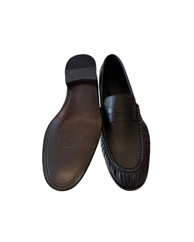 Kiltie Penny Mat Siyah Loafer